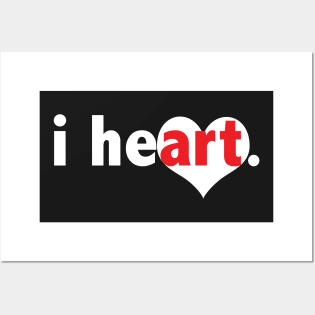 I Heart Art. Wall Art by NLKideas